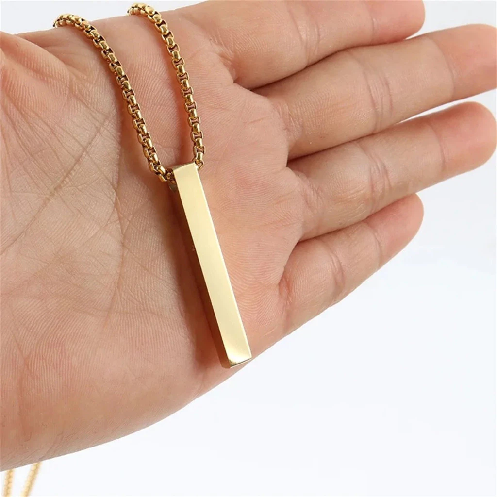 Colar Masculino de Aço Inoxidável